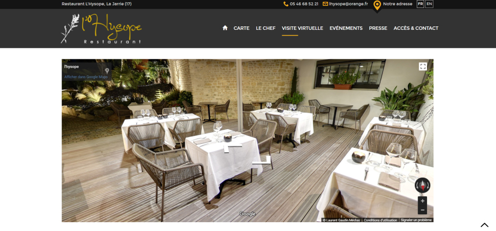 Création de Sites Internet Hôtels et Restaurants avec Intégration de la Visite Virtuelle